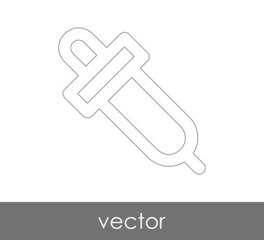 Damlalık tıbbi simge, vektör çizim