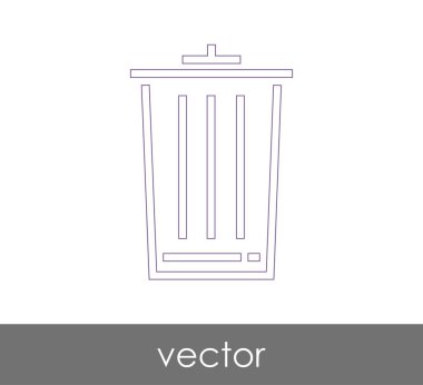 çöp kutusu simgesini