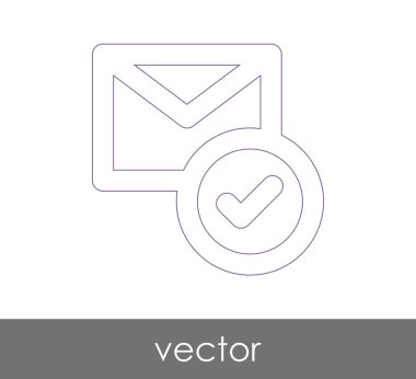 Okuma e-posta simgesi