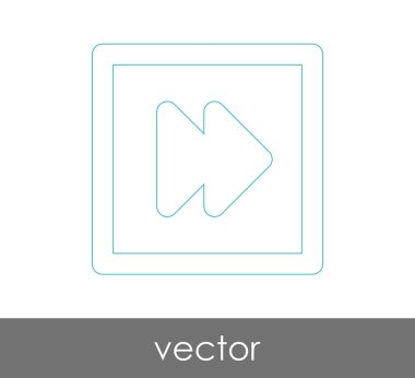 Hızlı ileri simgesi