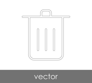 çöp kutusu simgesini