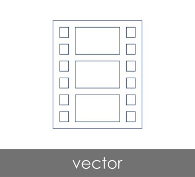 web tasarım ve uygulamalar için film simgesi