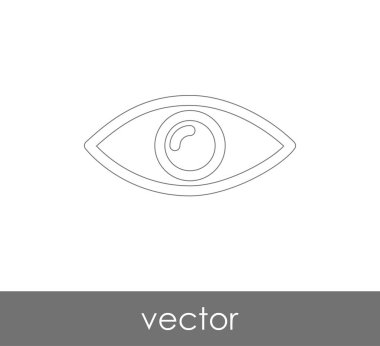 göz grafik simgesini, vektör çizim
