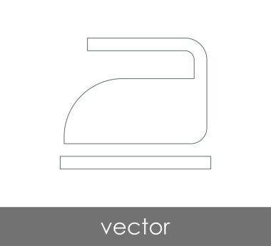 vektör çizim tasarım demir simgesinin