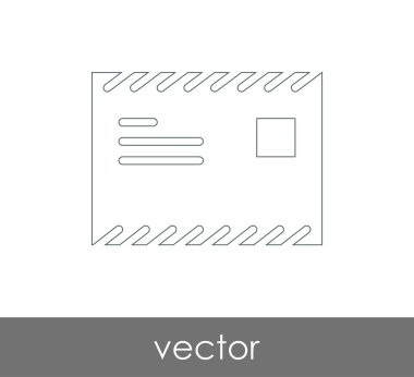 Vektör çizim, zarf simgesi, işareti  