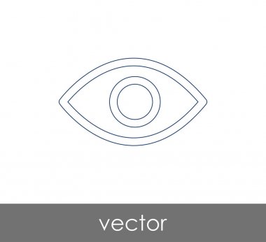 göz grafik simgesini, vektör çizim