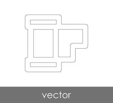 web tasarım ve uygulamalar için film simgesi