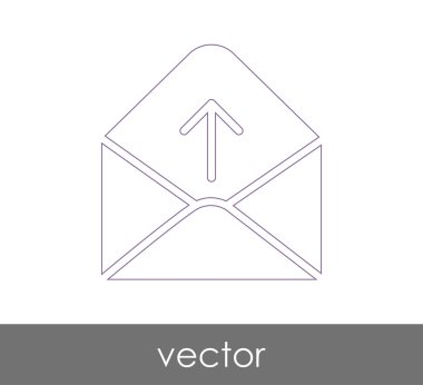 Vektör çizim, zarf simgesi, işareti  
