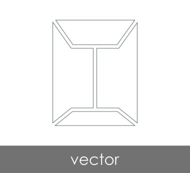 Vektör çizim, zarf simgesi, işareti  