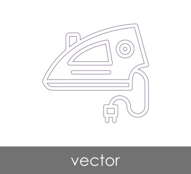 vektör çizim tasarım demir simgesinin