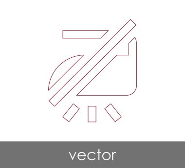 vektör çizim tasarım demir simgesinin