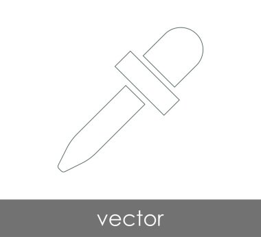 Damlalık tıbbi simge, vektör çizim