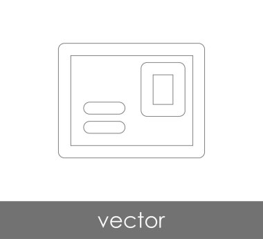 Vektör çizim, zarf simgesi, işareti  