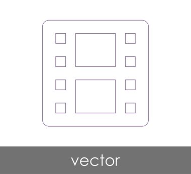 web tasarım ve uygulamalar için film simgesi