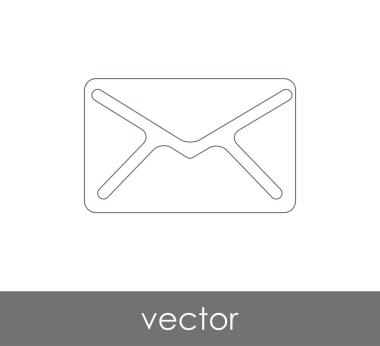 Vektör çizim, zarf simgesi, işareti  