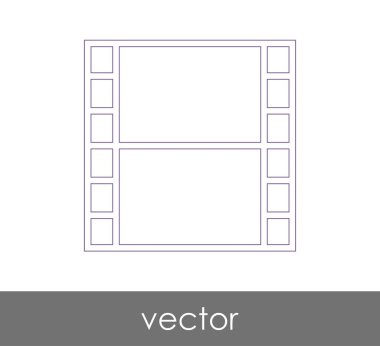 web tasarım ve uygulamalar için film simgesi