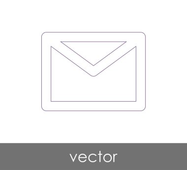Vektör çizim, zarf simgesi, işareti  