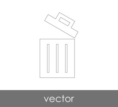 çöp kutusu simgesini