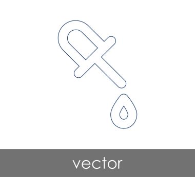 Damlalık tıbbi simge, vektör çizim