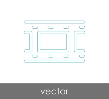 web tasarım ve uygulamalar için film simgesi