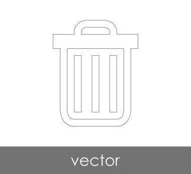 çöp kutusu simgesini