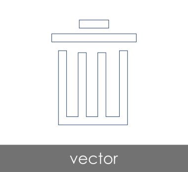 çöp kutusu simgesini