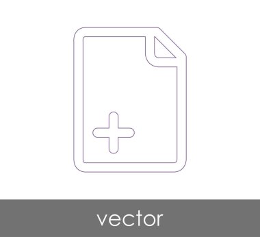 web tasarım ve uygulamalar için belge simgesi