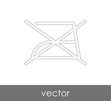 vektör çizim tasarım demir simgesinin