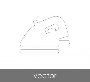 vektör çizim tasarım demir simgesinin