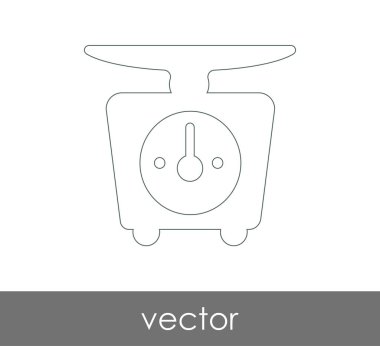 Gıda ölçek simgesi 