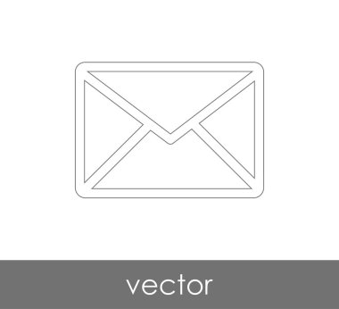 Vektör çizim, zarf simgesi, işareti  