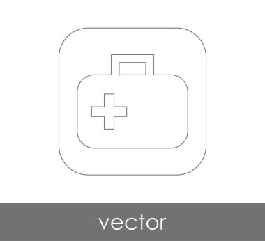 İlk yardım çantası simgesi