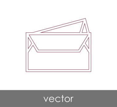 Vektör çizim, zarf simgesi, işareti  