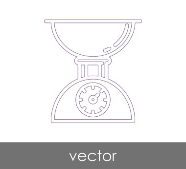 Gıda ölçek simgesi 