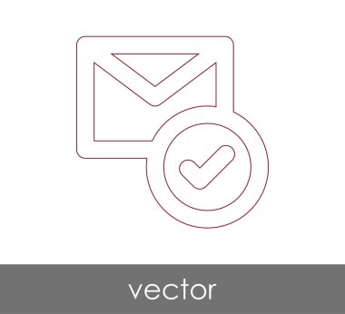 Okuma e-posta simgesi