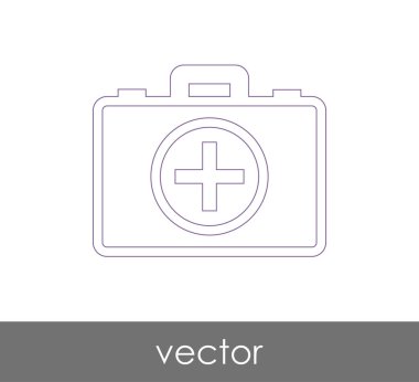 İlk yardım çantası simgesi