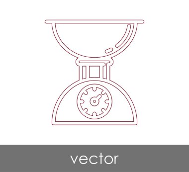 Gıda ölçek simgesi 