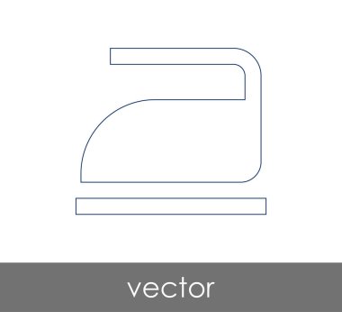 vektör çizim tasarım demir simgesinin