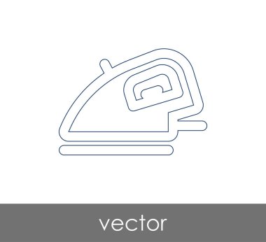 vektör çizim tasarım demir simgesinin