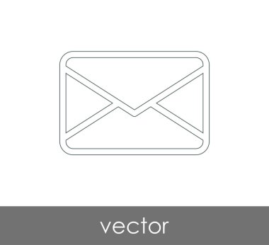 Vektör çizim, zarf simgesi, işareti  