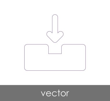 vektör çizim tasarım Arşiv simgesinin