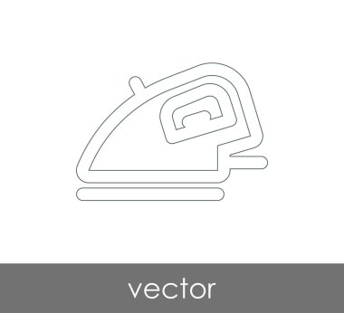 vektör çizim tasarım demir simgesinin