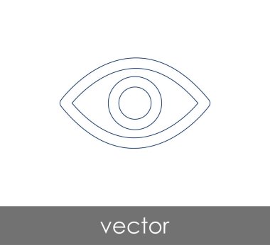 göz grafik simgesini, vektör çizim