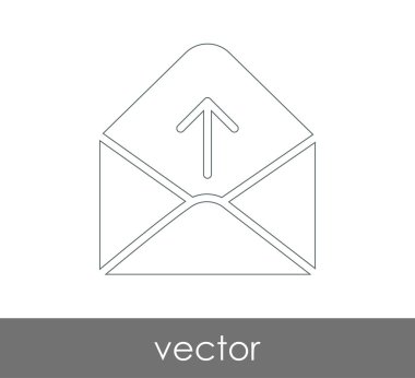 Vektör çizim, zarf simgesi, işareti  