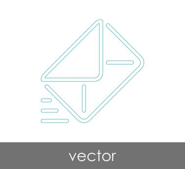 Vektör çizim, zarf simgesi, işareti  