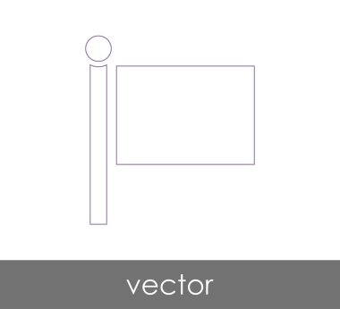 web tasarım ve uygulamalar için bayrak simgesi