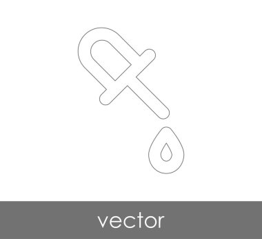 Damlalık tıbbi simge, vektör çizim