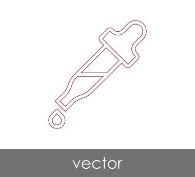 Damlalık tıbbi simge, vektör çizim