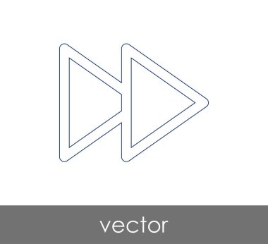 Hızlı ileri simgesi