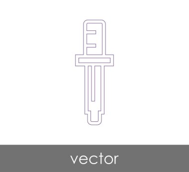 Damlalık tıbbi simge, vektör çizim